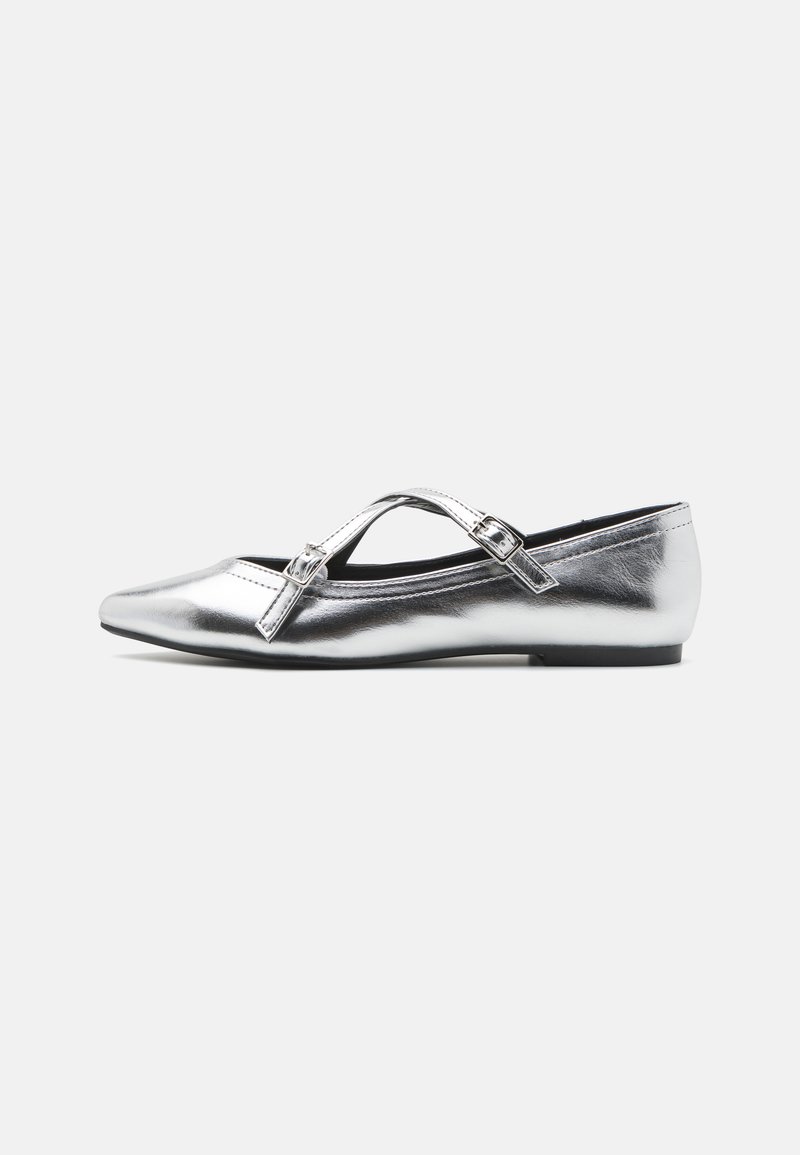Even&Odd Ballerine con cinturino - silver