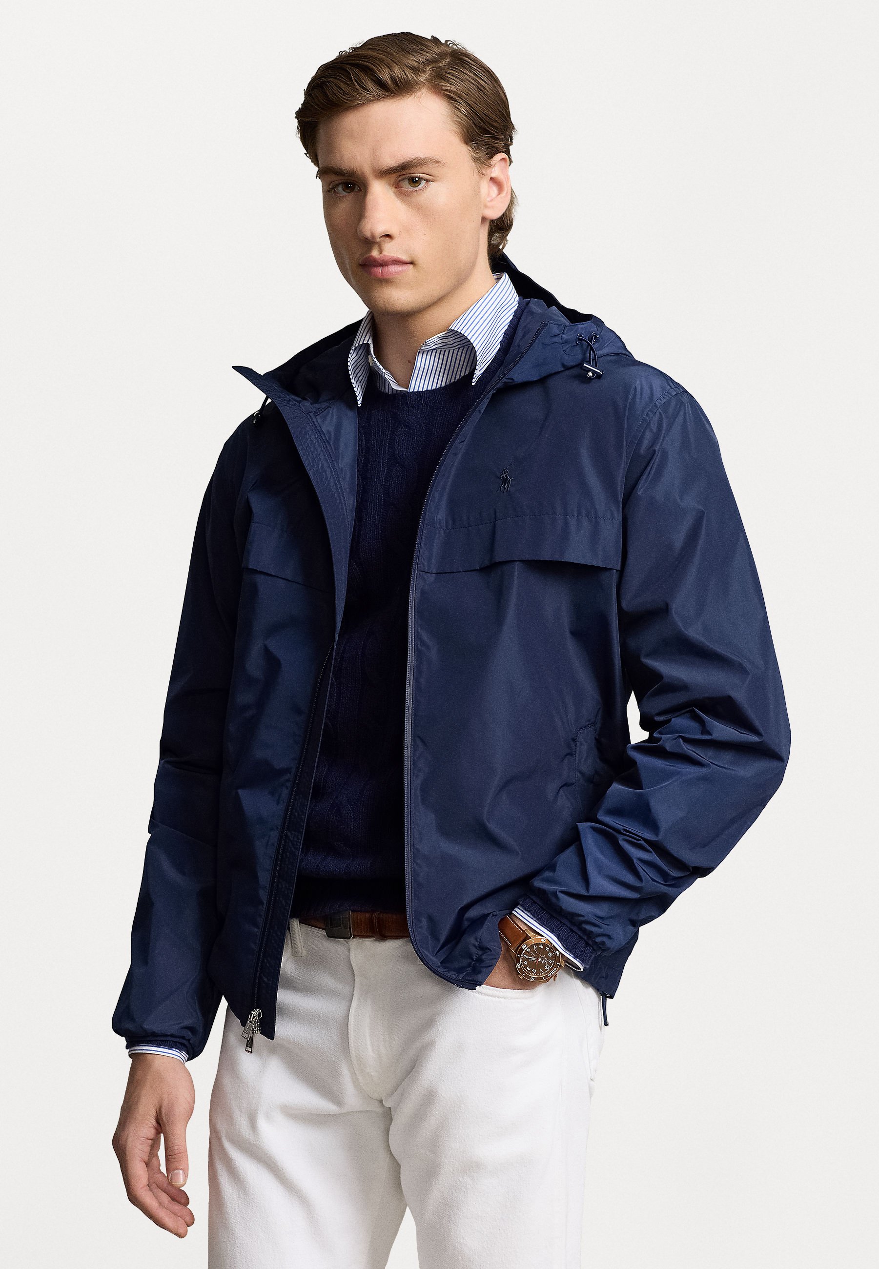 Polo Ralph Lauren FULL-ZIP HOODED JACKET - Summer jacket - newport  