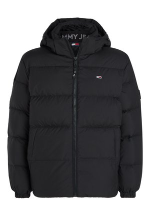 Tommy Jeans, WATER REPELLENT DOWN HOODED JACKET - Doudoune - black