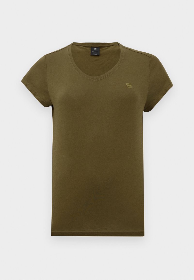 G-Star T-shirt basic olijfgroen