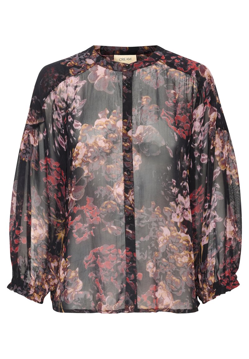 Cream Overhemdblouse wit