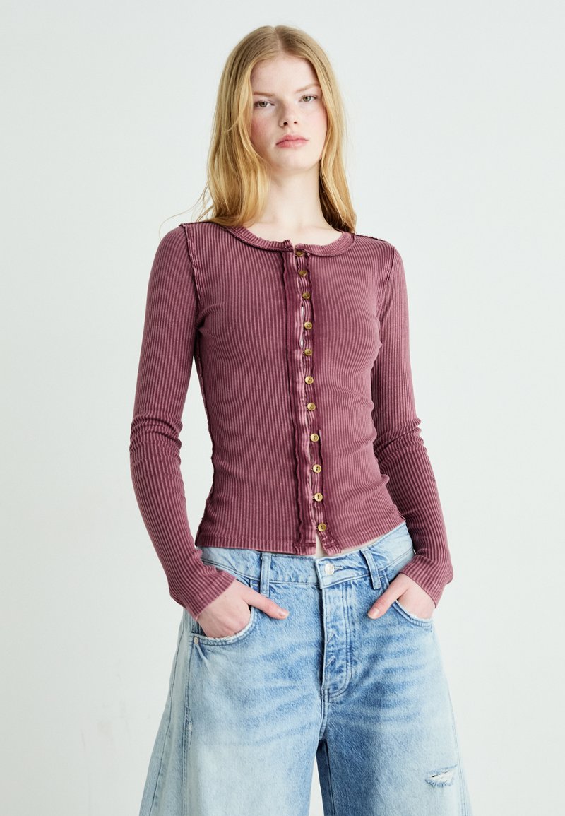 Free People ITS ON CARDI - Kardiganas - wild ginger