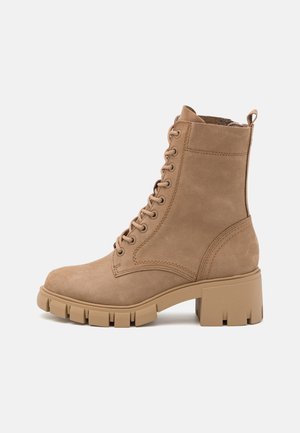 Botines con plataforma - camel