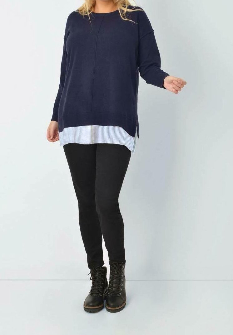 Live Unlimited London Pullover - dark blue
