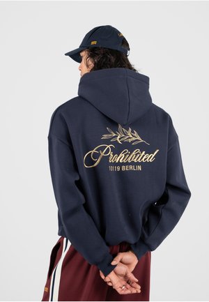 PROHIBITED - Felpa con cappuccio - navy