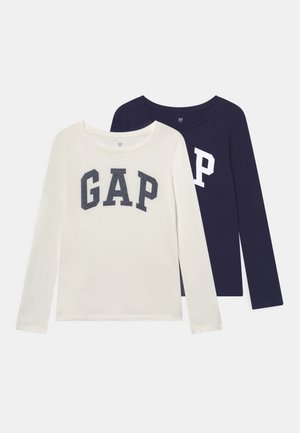 GIRLS LOGO 2 PACK - Top s dlouhým rukávem - navy uniform