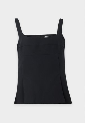 Stine Goya, DOUBLE SIDED SLEEVELESS FITTED WAIST - Bluza - black