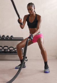 Under Armour HEATGEAR SHORTY - Tights - astro pink/black