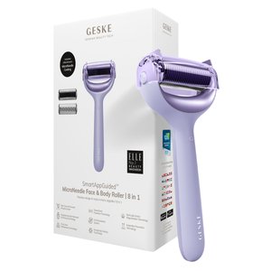 MICRONEEDLE FACE BODY ROLLER | 8 IN 1 | SMARTAPPGUIDED - Accessoires soin du corps - purple