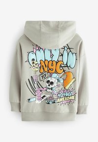 Next GRAFFITI BACK REGULAR FIT Hoodie grey Zalando