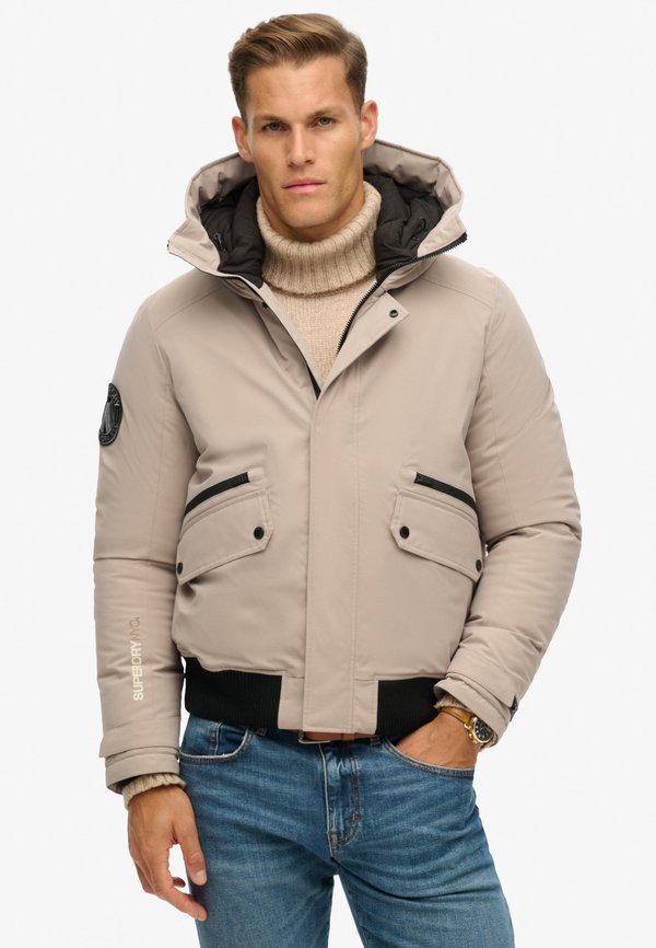CITY - Winterjacke - deep beige slub