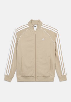 adidas Originals, SUPERSTAR UNISEX - Mikina so zipsom - sand