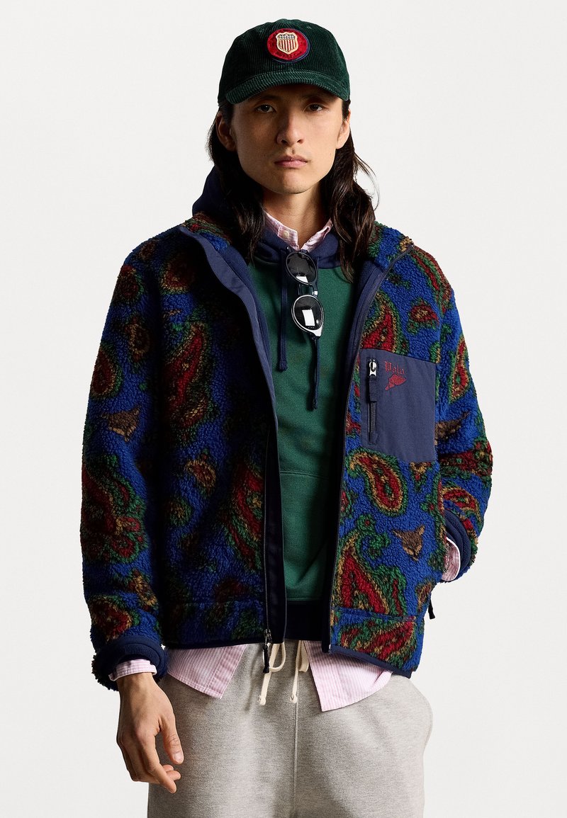 Polo Ralph Lauren PAISLEY PILE FLEECE JACKET - Fleece jacket - royal combo