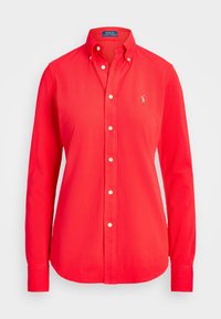 LONG SLEEVE BUTTON FRONT SHIRT - Bluza z gumbi - bright hibiscus
