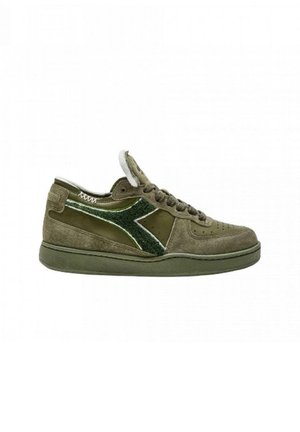 BASKET ROW CUT TERRY - Sneakers basse - verde