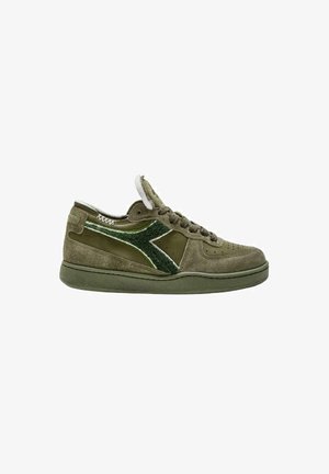 Diadora BASKET ROW CUT TERRY - Sneaker low - verde