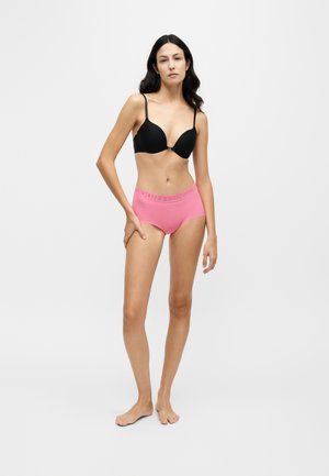 Under Armour, PURE STRETCH NO SHOW 3 PACK - Hipster - prime pink/pink frenzy/black