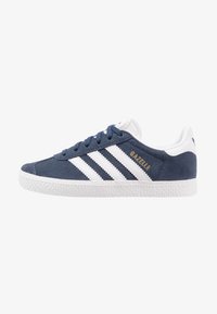 adidas Originals - GAZELLE UNISEX - Matalavartiset tennarit - collegiate navy/footwear white Pienoiskuva 1