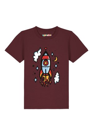 ILLUSTRATION RAKETE - T-shirt print - burgundy