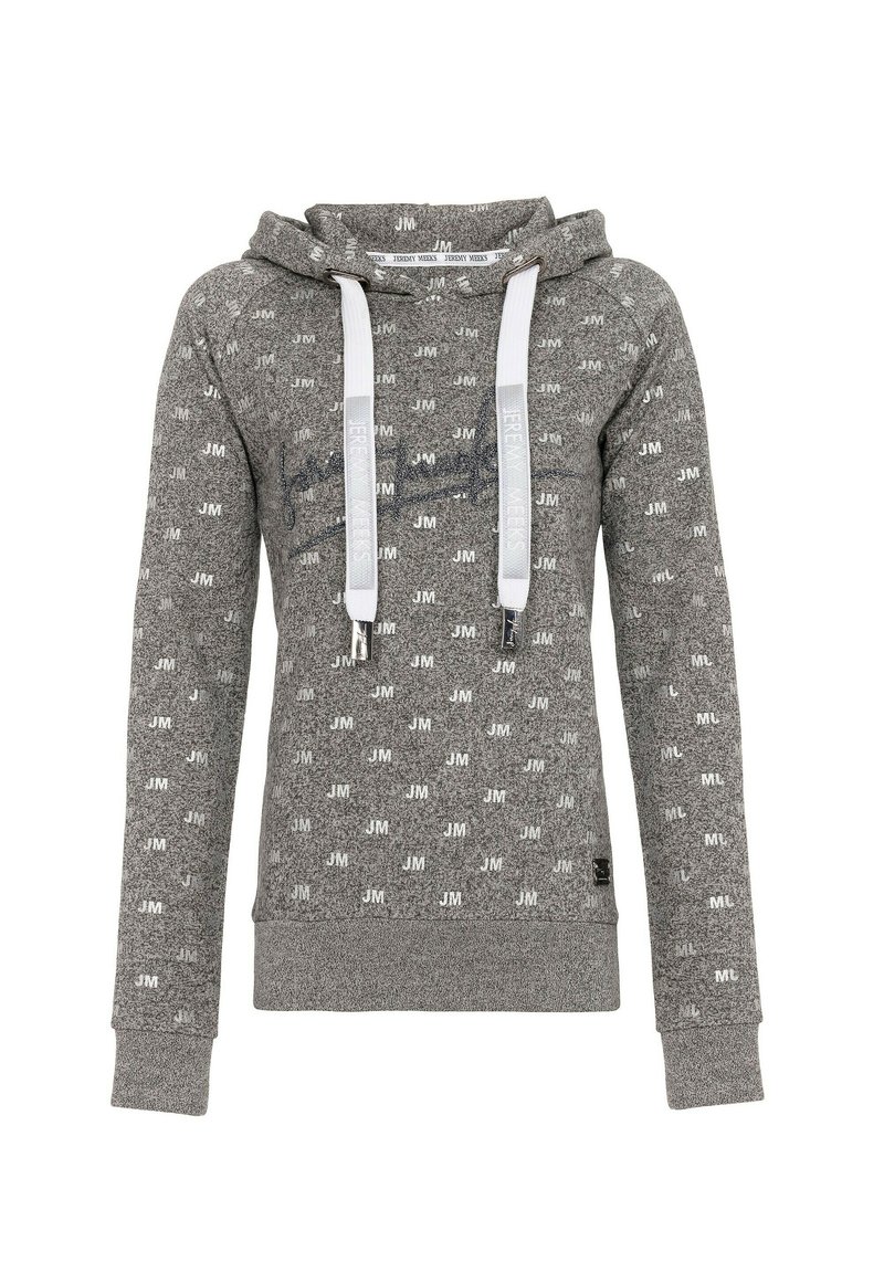 Damen Sweatshirts | Jeremy Meeks Kapuzenpullover grau - YW47290 Damen Sweatshirts | Jeremy Meeks Kapuzenpullover grau - YW47290