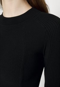 BOSS FIROKO - Strikket kjole - black