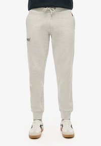 Superdry & Co ESSENTIAL LOGO JOGGERS - Trainingsbroek - gletschergrau meliert