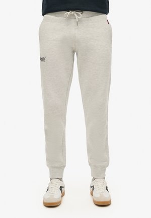 Superdry & Co ESSENTIAL LOGO JOGGERS - Pantalones deportivos - gletschergrau meliert