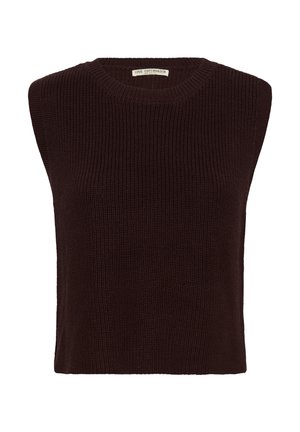 Love Copenhagen, LCNOVA KNIT SLIPOVER - Débardeur - chocolate plum