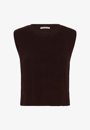 Love Copenhagen, LCNOVA KNIT SLIPOVER - Top - chocolate plum