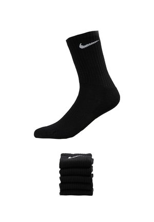 Nike Performance EVERYDAY CUSH CREW UNISEX 6 PACK - Sportske čarape - black/white