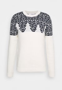 Selected Homme Strickpullover - off-white