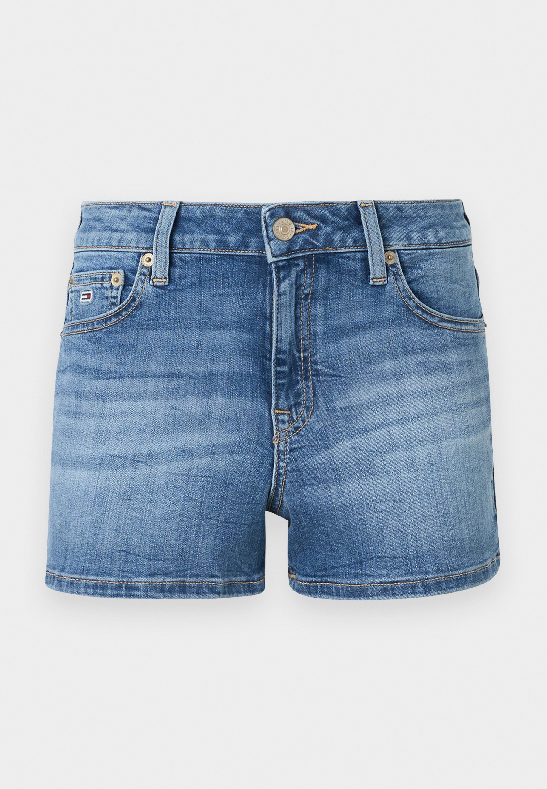 Tommy Jeans NORA - Džínové kraťasy - denim medium