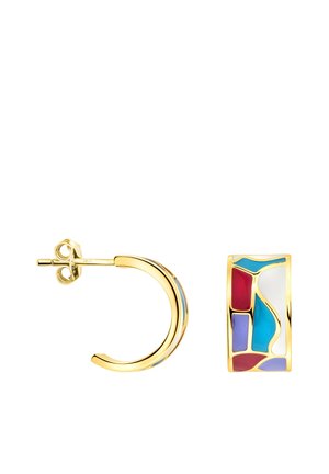 STECK COLOURED MOSAIC - Orecchini - gold-coloured
