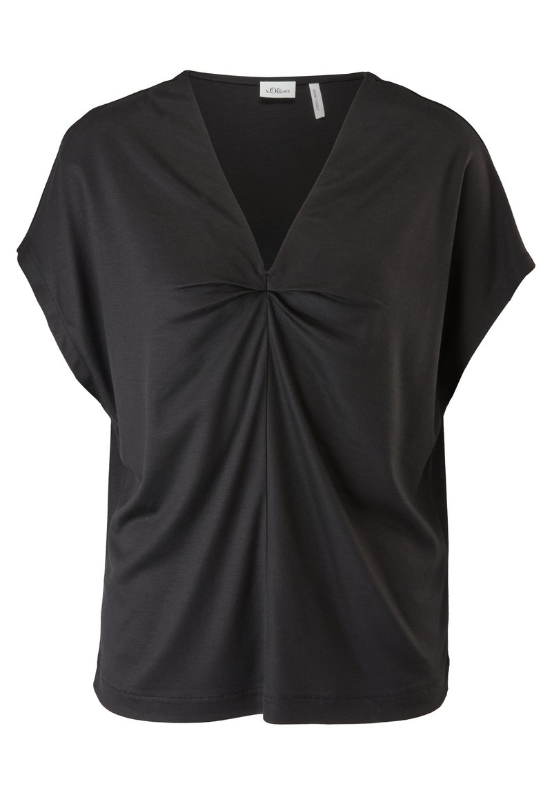 s.Oliver BLACK LABEL T-shirt print zwart