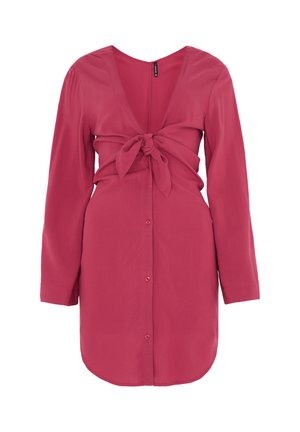 WRSTBHVR, WRSTBHVR DRESS TAKI DRESS - Skjortekjole - garnet