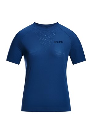 CEP ULTRALIGHT SHIRT SHORT SLEEVE WOMEN - T-Shirt print - dark blue