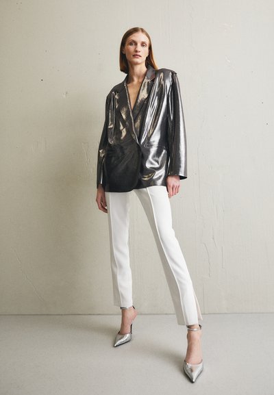 Norma Kamali DOUBLE BREASTED JACKET - Korte frakker - gunmetal