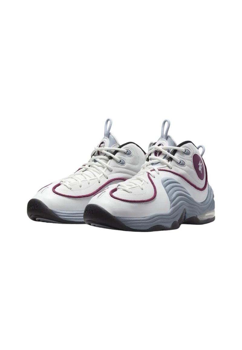 Nike Sportswear W AIR PENNY II - Vysoké tenisky - smmt white rswd wlf gry black