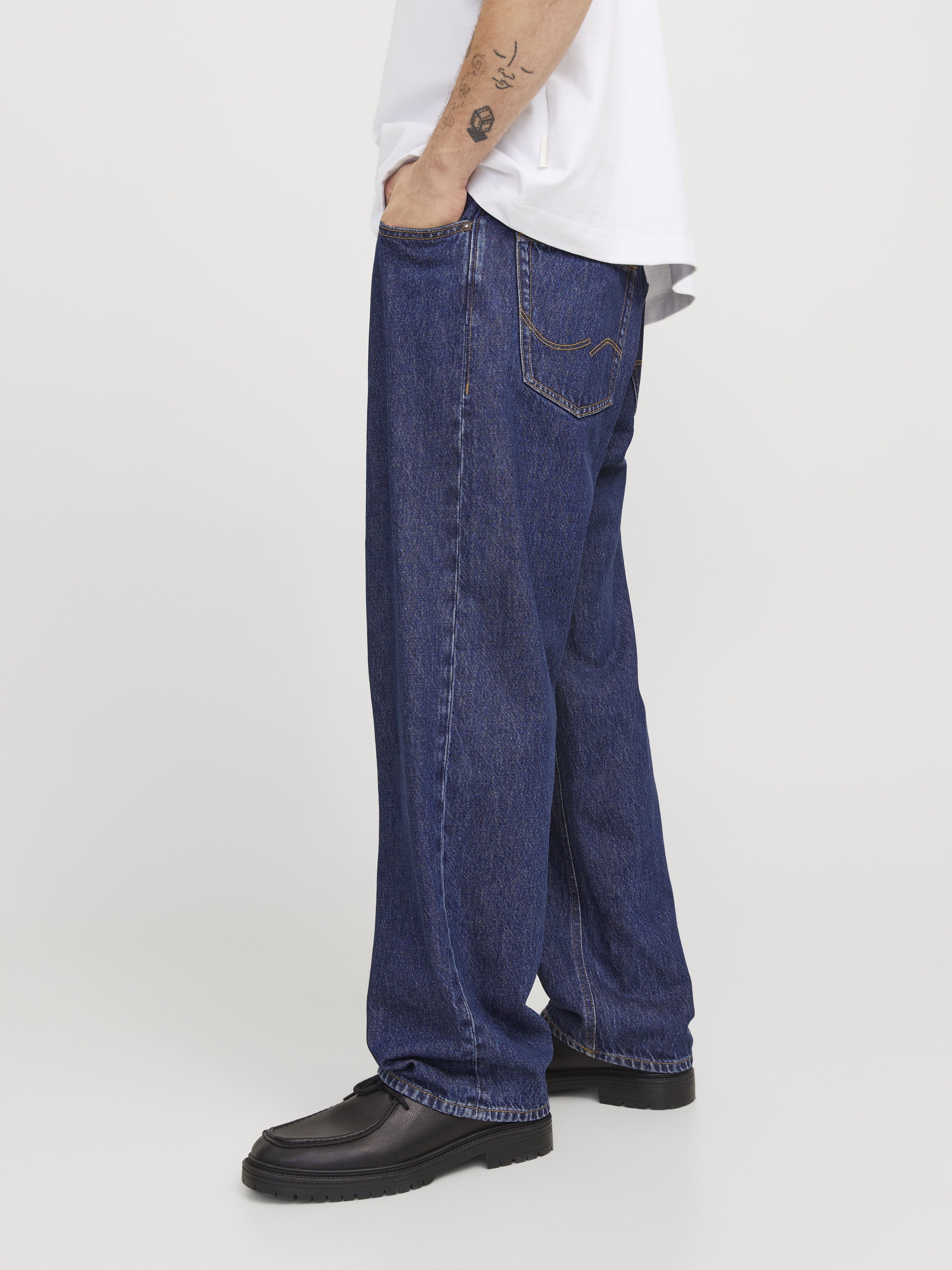 jones  まとめ購入その2 Jack & Jones JJIALEX JJORIGINAL - Baggy Jeans - blue denim - Zalando
