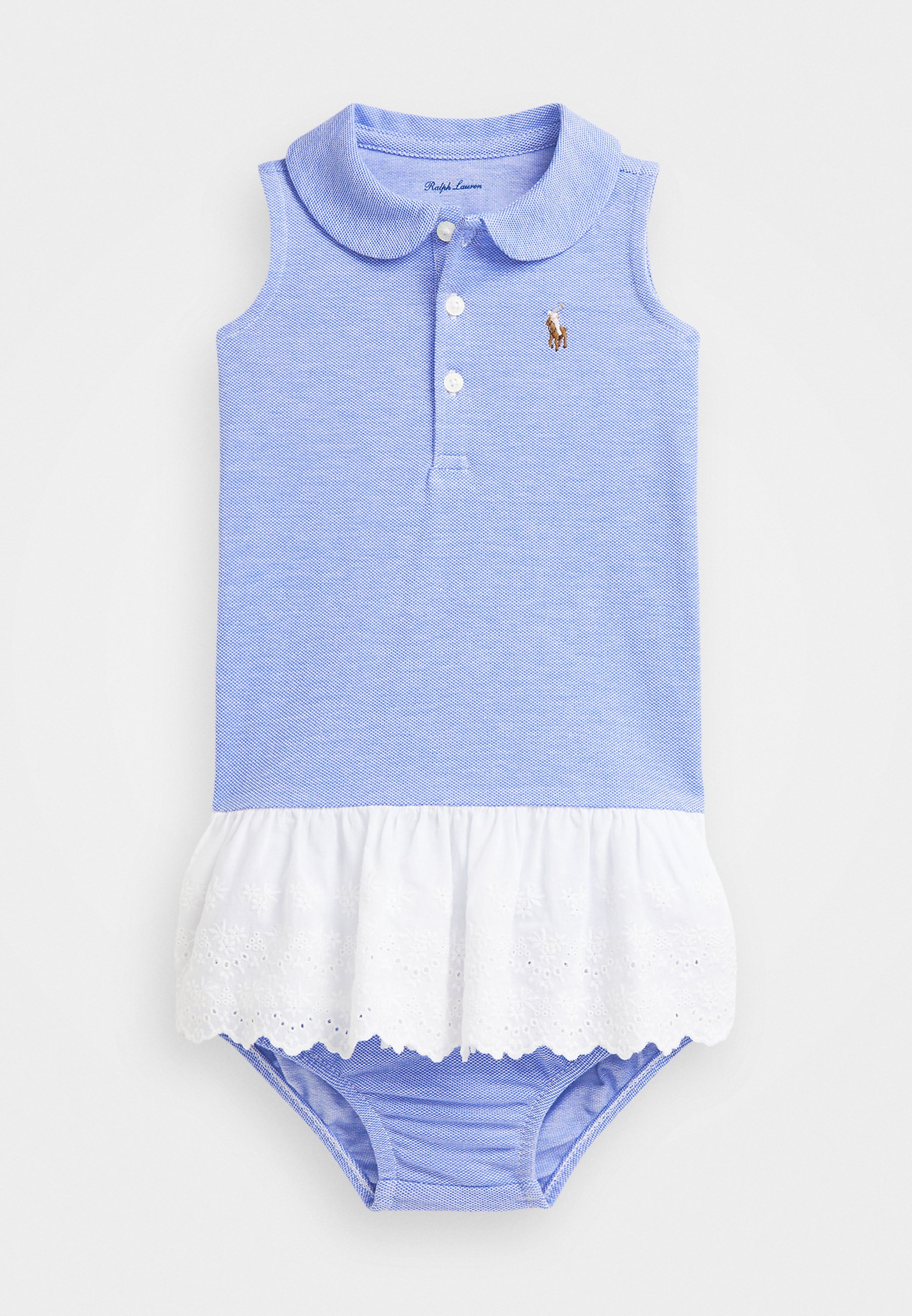 Polo Ralph Lauren EYELET SKIRT KNIT OXFORD DRESS & BLOOMER - Day dress - harbor island blue/blue - Zalando.ie Polo Ralph Lauren EYELET SKIRT KNIT OXFORD DRESS & BLOOMER - Day dress - harbor island blue/blue - Zalando.ie