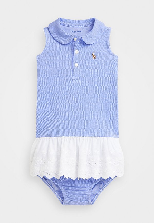 EYELET SKIRT KNIT OXFORD DRESS & BLOOMER - Day dress