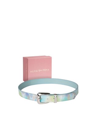Alma en Pena, Belt - metallic blue