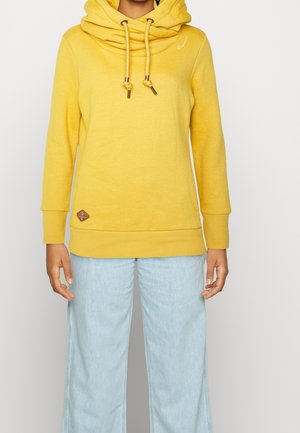 Felpa con cappuccio - yellow