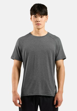 LAUF CREW NECK ACTIVE - Sport T-shirt - grey melange