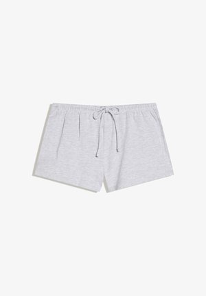 Bershka, PLUSH WITH ELASTICATED WAISTBAND - SHORTS 01695093 - Shorts - dark grey