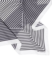 KARL LAGERFELD Šalle - black white stripe