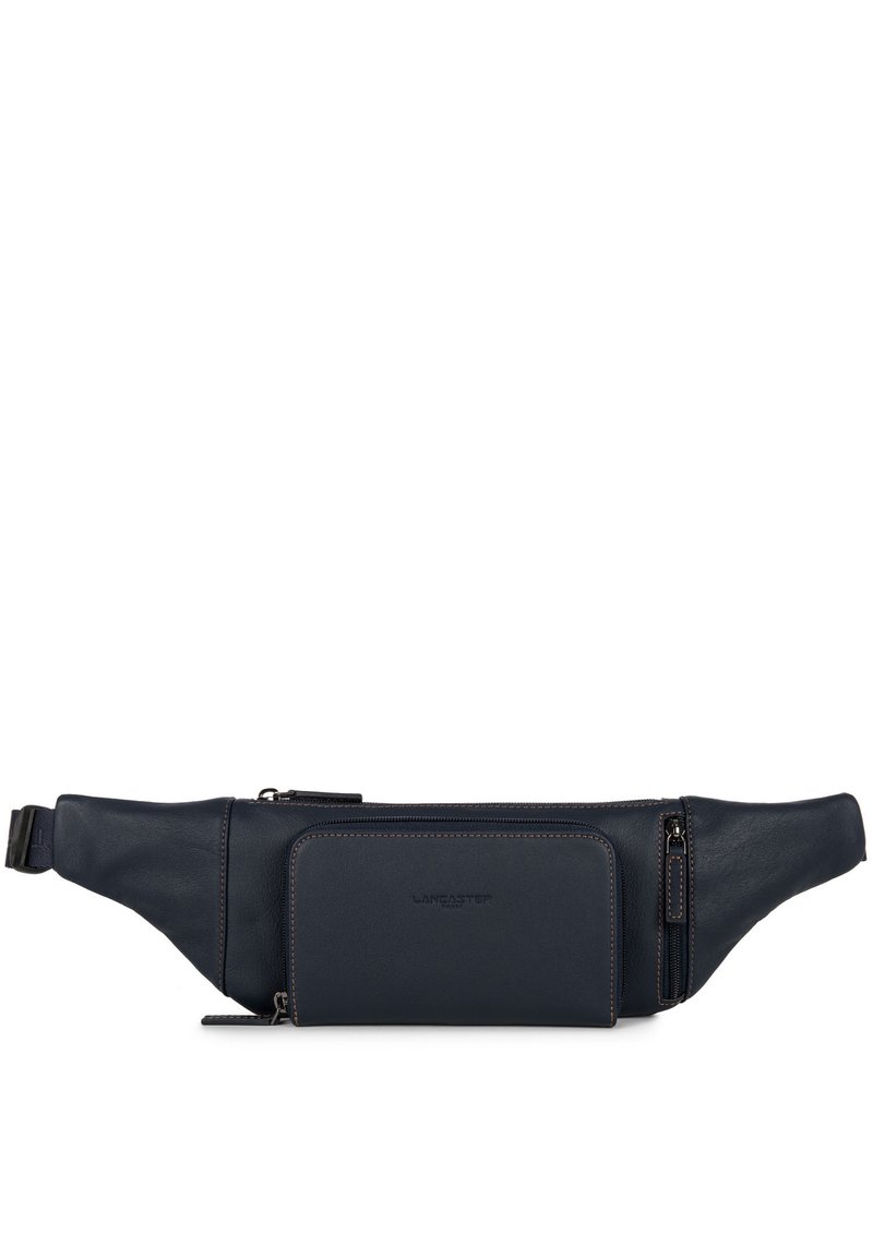 LANCASTER SOFT VINTAGE HOMME - Heuptas - bleu foncé camel