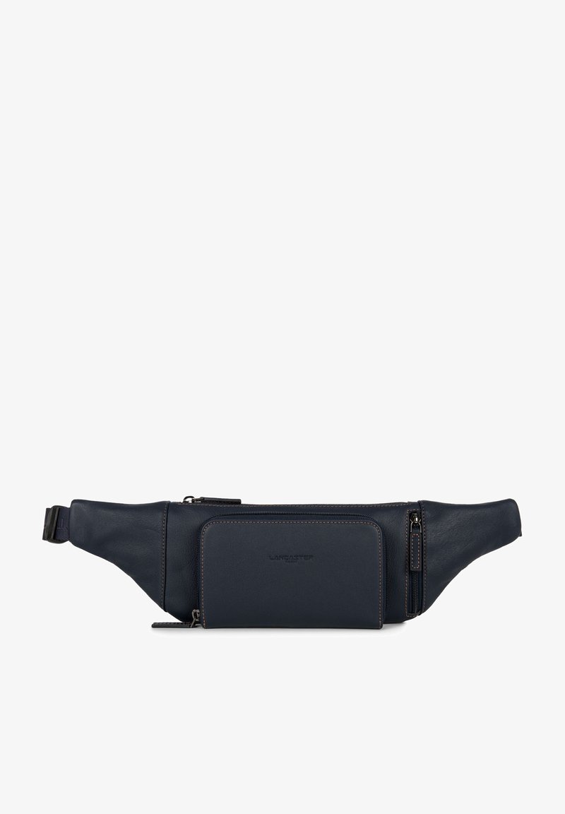 LANCASTER SOFT VINTAGE HOMME - Heuptas - bleu foncé camel