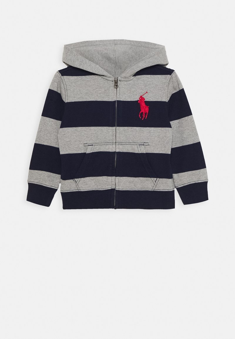 Polo Ralph Lauren HOOD - Mikina na zip - andover heather multi