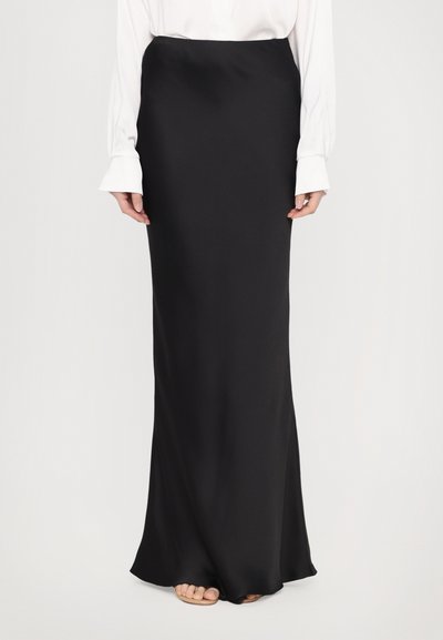 Norma Kamali BIAS OBIE SKIRT - Maxinederdele - black